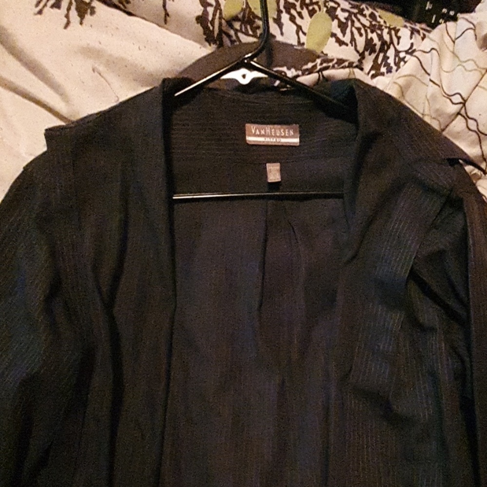 Van heusen pinstriped shirt